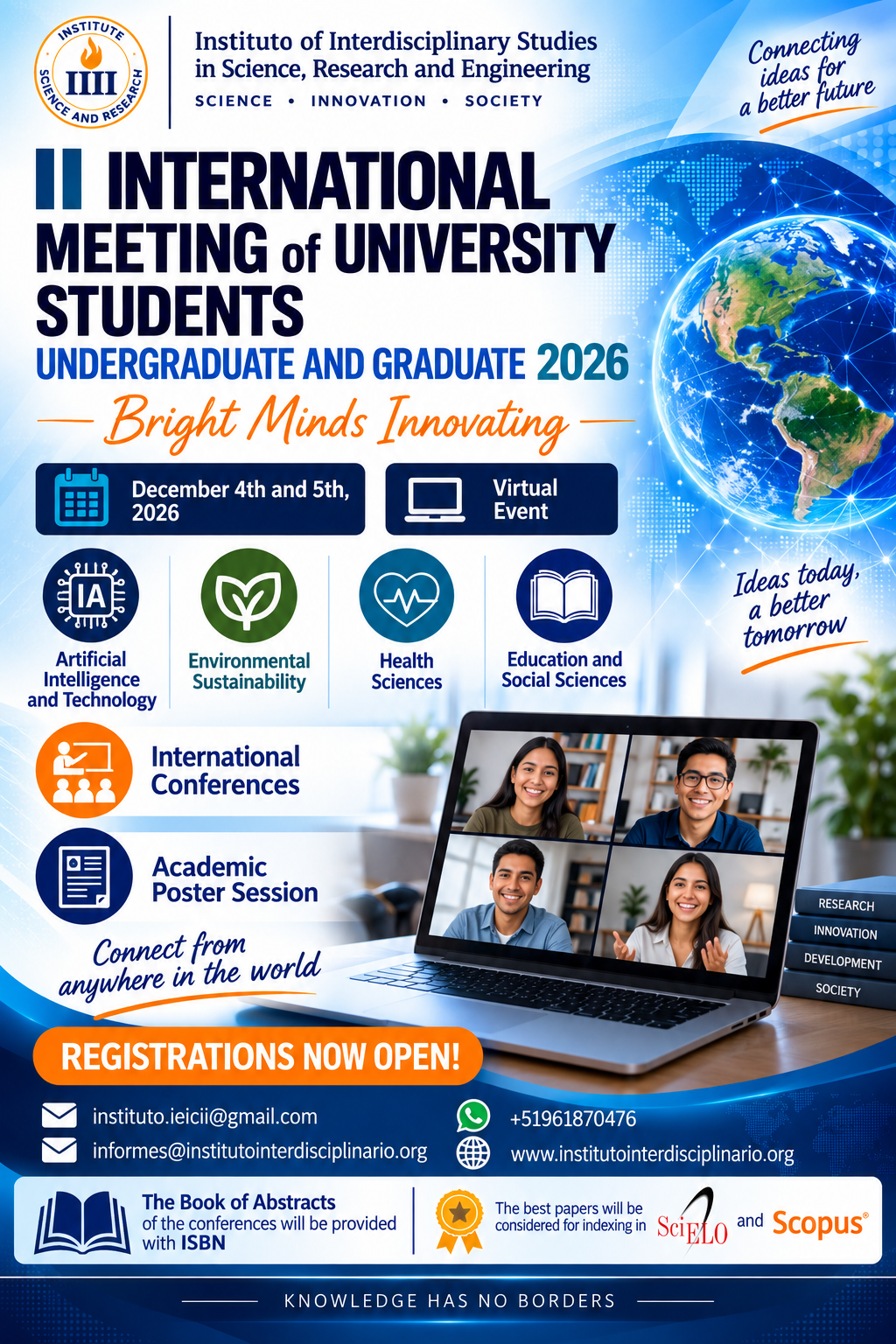 II INTERNATIONAL MEETING OF UNIVERSITY STUDENTS — UNDERGRADUATE AND GRADUATE 2026